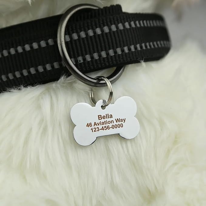 Personalized Dog/Cat Cute Paw Pet ID Tag - Image 6