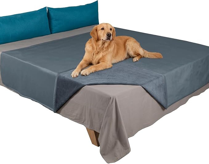 Ameritex Pet Bed Blanket Reversible 100% Waterproof Velvet Super Soft by Ameritex