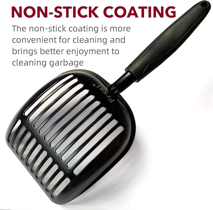 Cat Litter Scoop, Kitty Metal Scooper, Aluminum Alloy Sifter, Kitten Pooper - Image 7