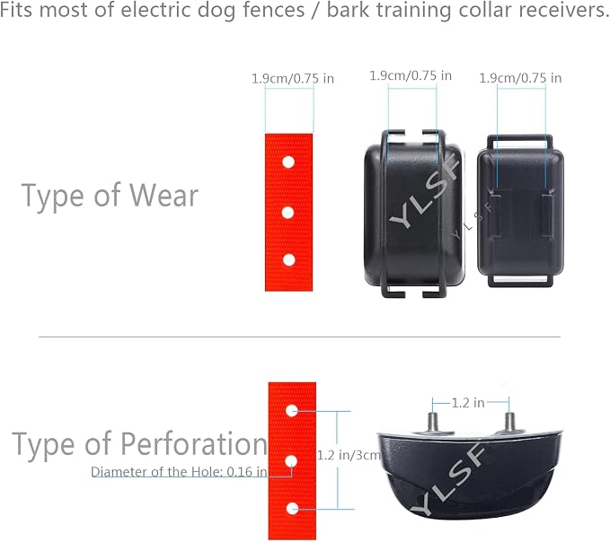 Dog Collar Strap for Most of Electronic Training Shock Collar - Image 2