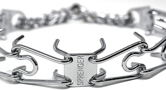 Herm Sprenger Prong Dog Training Collar, 3.2mm x 23in Medium, Ultra-Plus Chrome - Image 5
