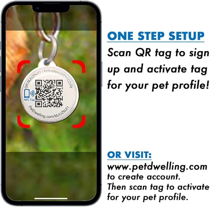 Pet Dwelling QR Pet Tag – Easy Scan Instant Location Alerts, Online Pet Profile - Image 4