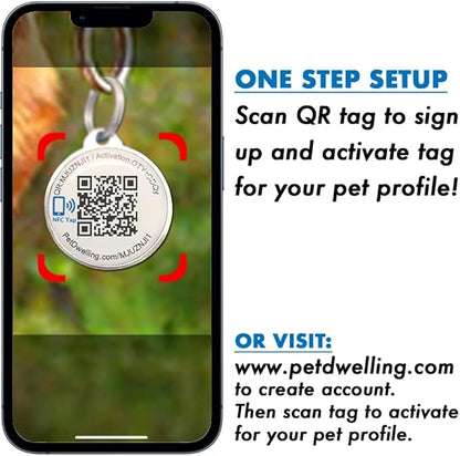 Pet Dwelling QR Pet Tag – Easy Scan Instant Location Alerts, Online Pet Profile - Image 4