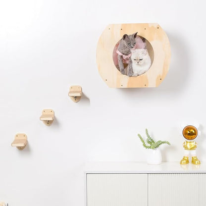 Cat Shelves - 3 Steps, Wall Climbing Shelf - Image 5