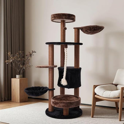 64 in Heavy Duty Cat Tree, Cat Tower by PET+FULED