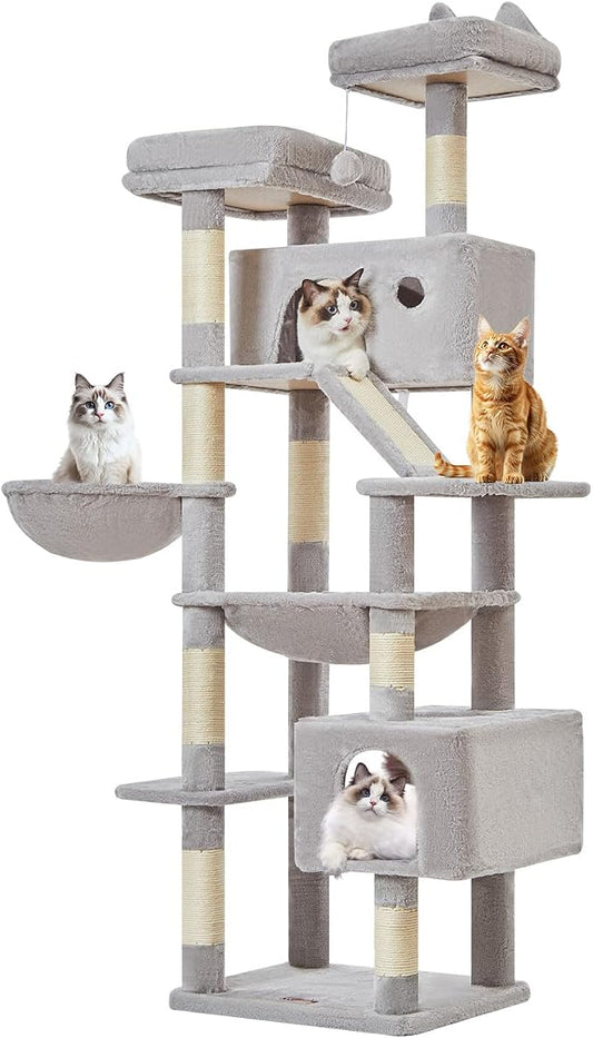Taoqimiao Cat Tree 71-Inch, Cat Tower by Taoqimiao
