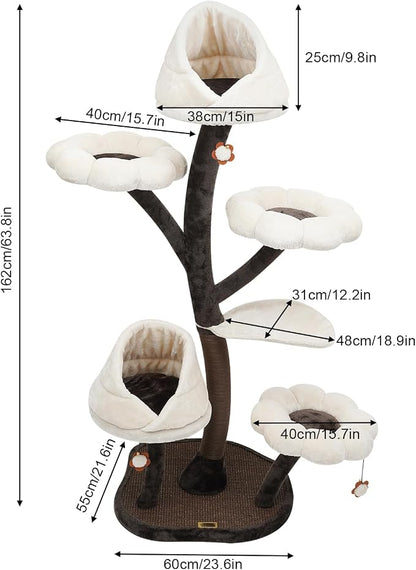 Cat Tree, 63.8inches Tall Cat Tower - Image 2