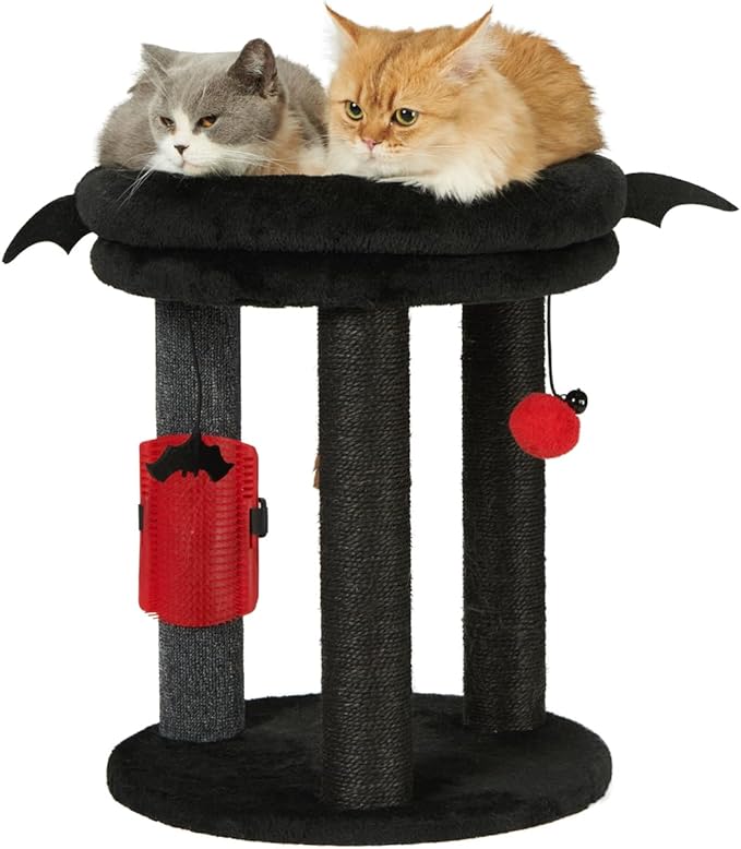 MECOOL 4in1 Small Cat Tree, Scratching Post by MECOOL