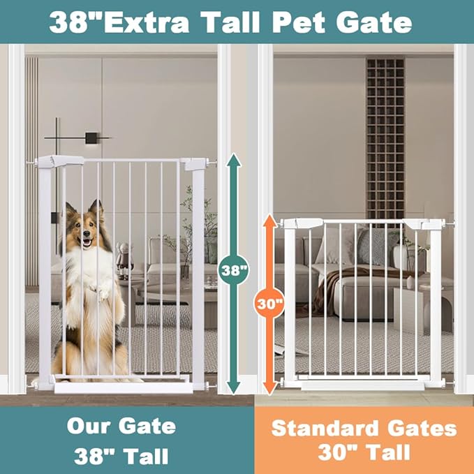 Fairy Baby 38" Extra Tall Baby Gate - Image 3
