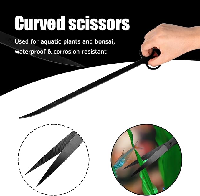 15Inch Extra Long Design Aquarium Aquascaping Tool Stainless Steel Aquascape - Image 5