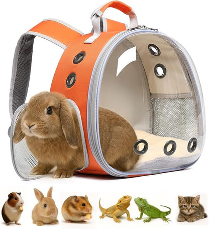 Bunny Carrier, Guinea Pig Carrier, Small Animal Carrier Backpack by Hcupet