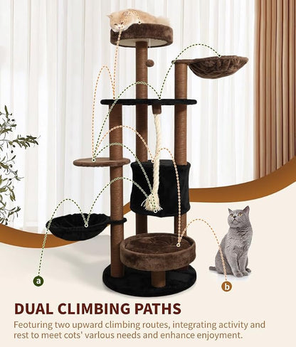 64 in Heavy Duty Cat Tree, Cat Tower - Image 4