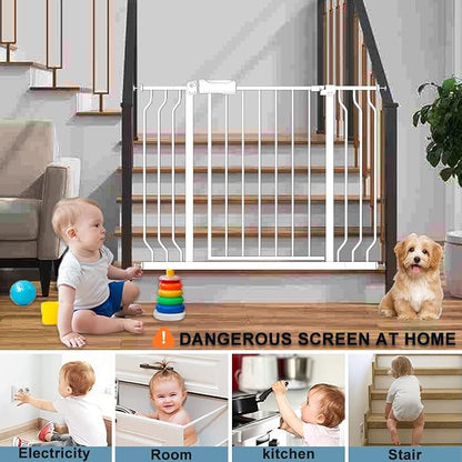 Extra Wide Large Baby Gate 67-71.5 Inch Automatic Close Pet Dog Gates - Image 8