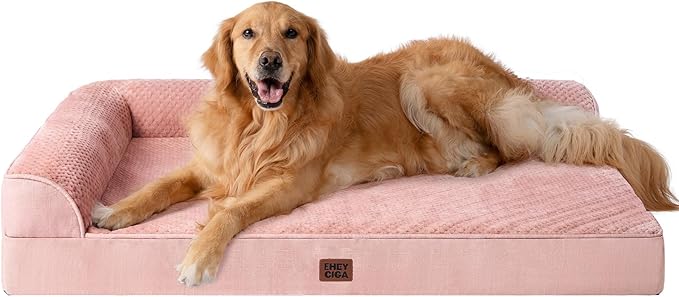 EHEYCIGA Extra Large Dog Bed Othorpedic, Memory Foam XL Dog Bed by EHEYCIGA