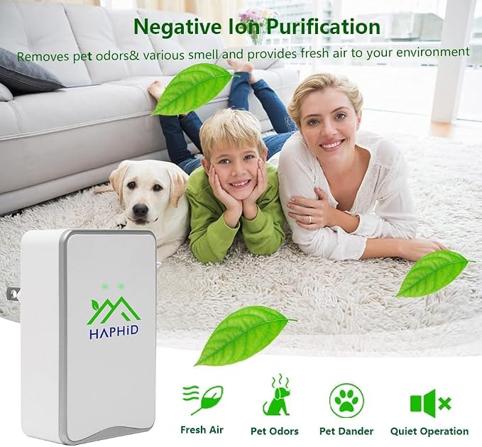 Ionizer Air Purifier, Air Ionizer Plug In Ion Generator - Image 2
