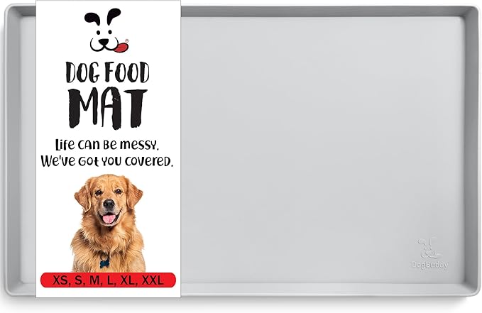DogBuddy Dog Food Mat – Waterproof Dog Bowl Mat by DogBuddy