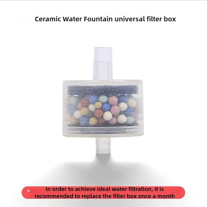 6 Packs Cat Fountain Replacement Filters, Ceramic Cat Water Fountain Filters - Image 3