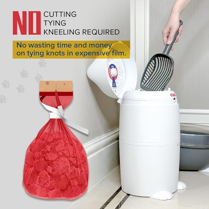 RedRocket Refill Bags for Kitty Twist'R Plus Cat Litter Pail, 7-Layer Bags - Image 4