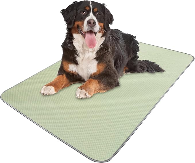 Summer Dog Cooling Mat Washable Ice Silk Self Cool Pad by Buvlnee