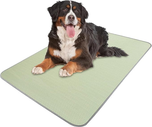 Summer Dog Cooling Mat Washable Ice Silk Self Cool Pad by Buvlnee