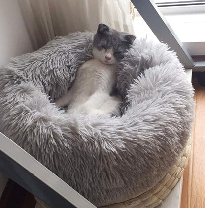 BODISEINT Modern Soft Plush Round Pet Bed - Image 4