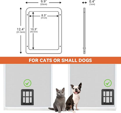 PETLESO Small Pet Door for Screen & Sliding Doors - Image 3