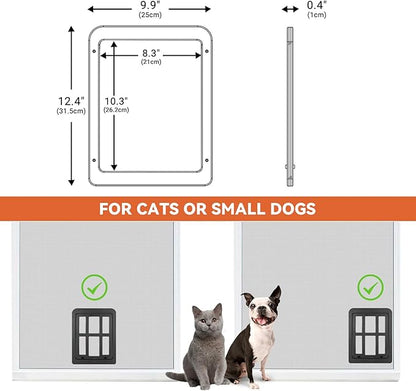 PETLESO Small Pet Door for Screen & Sliding Doors - Image 3