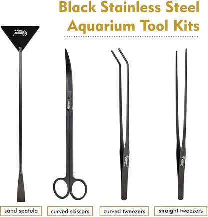 hygger Long Stainless Steel Premium Aquarium Tools, - Image 2