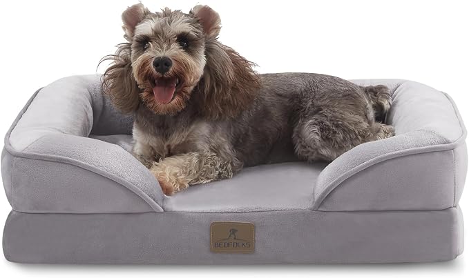 Bedfolks Orthopedic Dog Bed, Waterproof Dog Sofa Bed by Bedfolks