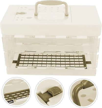 POPETPOP Parakeet Cage Bird Travel Carrier Small Bird Cage - Image 4