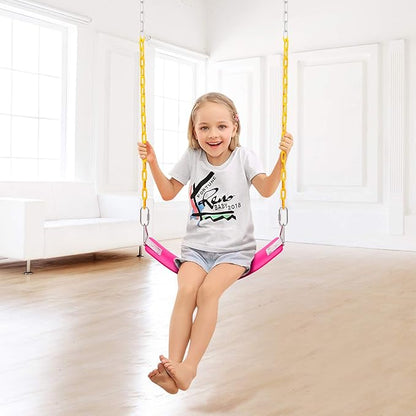 AGPTEK Swing Set, Seat with 66 Inch Anti-Rust Chains Thermoplastic Coated - Image 9