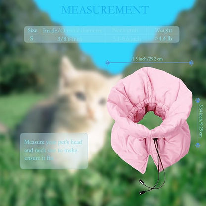Cat Recovery Collar, Soft Adjustable Cat Cone Alternative, Lightweight - Image 6