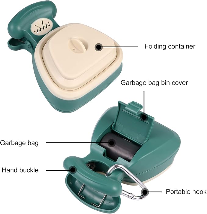 Portable Foldable Dog Poop Picker Outdoor PET Waste Collection Tool Ergonomic - Image 3