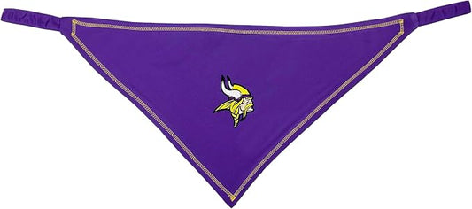 Pets First NFL Minnesota Vikings TIE Bandana, Size Small/Medium. Dog Bandana - Image 2