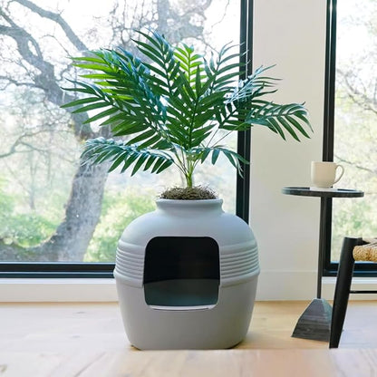 Good Pet Stuff Hidden Litter Box Planter, Decorative Cat Litter Enclosure - Image 3
