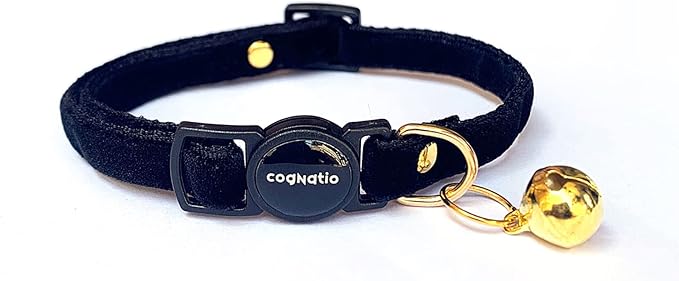 Safety Quick Release Cat Collars, Double Velvet by Cognatio