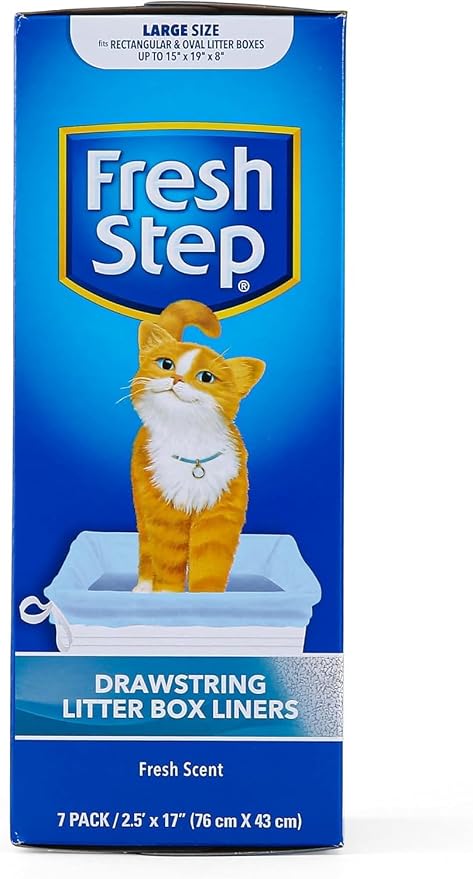 Fresh Step Drawstring Large Litter Box Liners | Heavy Duty Liners - Image 2