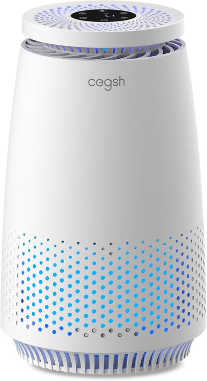 Air Purifiers for Home Bedroom, 3-in-1 HEPA Filter for Pets Dander Dust Pollen by MeansSimpleLife
