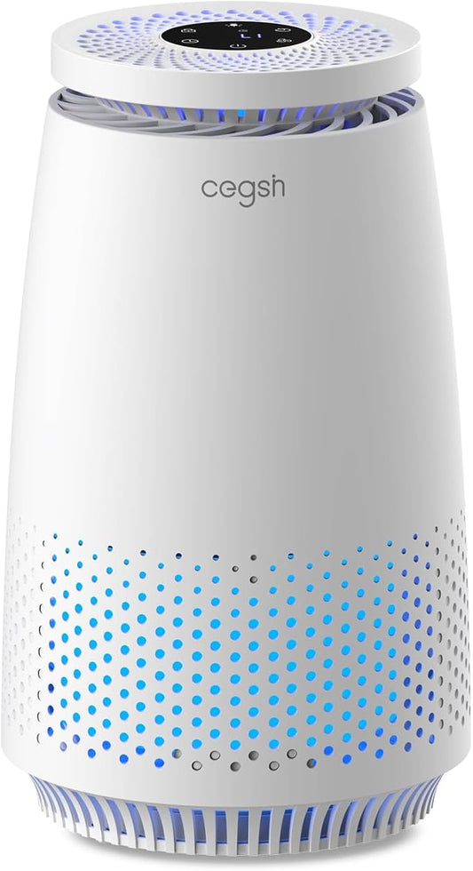 Air Purifiers for Home Bedroom, 3-in-1 HEPA Filter for Pets Dander Dust Pollen by MeansSimpleLife