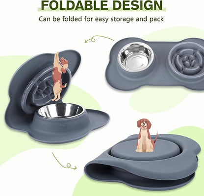 Pecute Slow Feeder Dog Bowls to Slow Down Eating, Dog Bowl Slow Feeder - Image 5