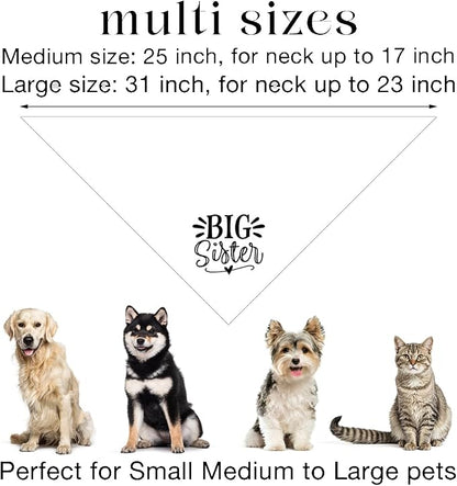 Big Sister Dog Bandana, Pet Bandana - Image 3