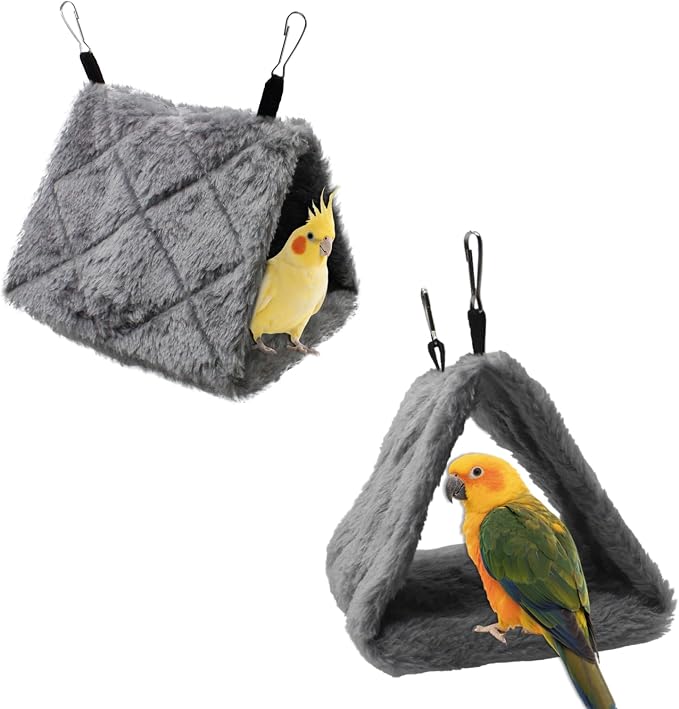 Warm Bird Nest House Shed Hut Parrot Sleeping Bed Hanging Hammock Snuggle Cave - Image 3