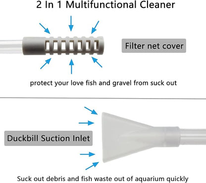 10 Gallon Fish Tank cleaner and Aquarium Water Changer Siphon - Image 5
