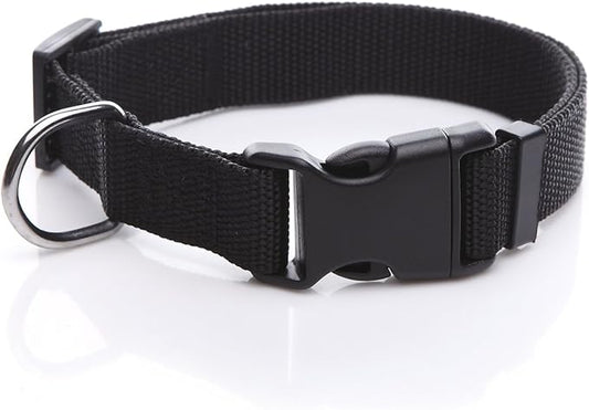 Adjustable Nylon Dog Collar, pet Collar 1 Inch 3/4 Inch 5/8 Inch Wide, by TAIDA