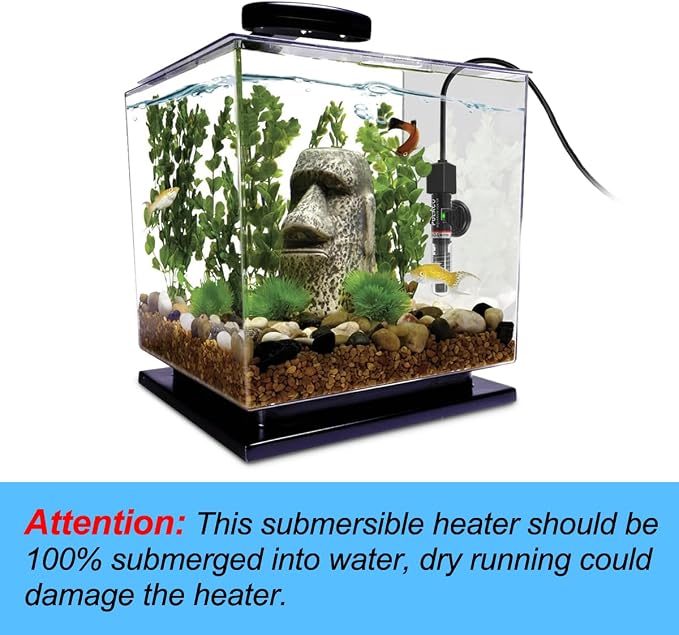 PULACO 25Watt Mini Aquarium Submersible Betta Heater - Image 2
