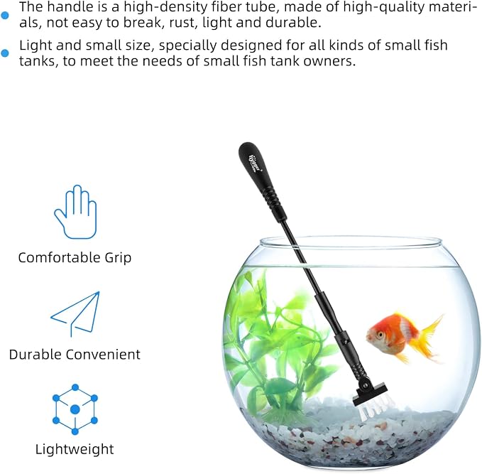 hygger Small Fish Tank Cleaner, Aquarium Cleaning Tools Kit - Image 5