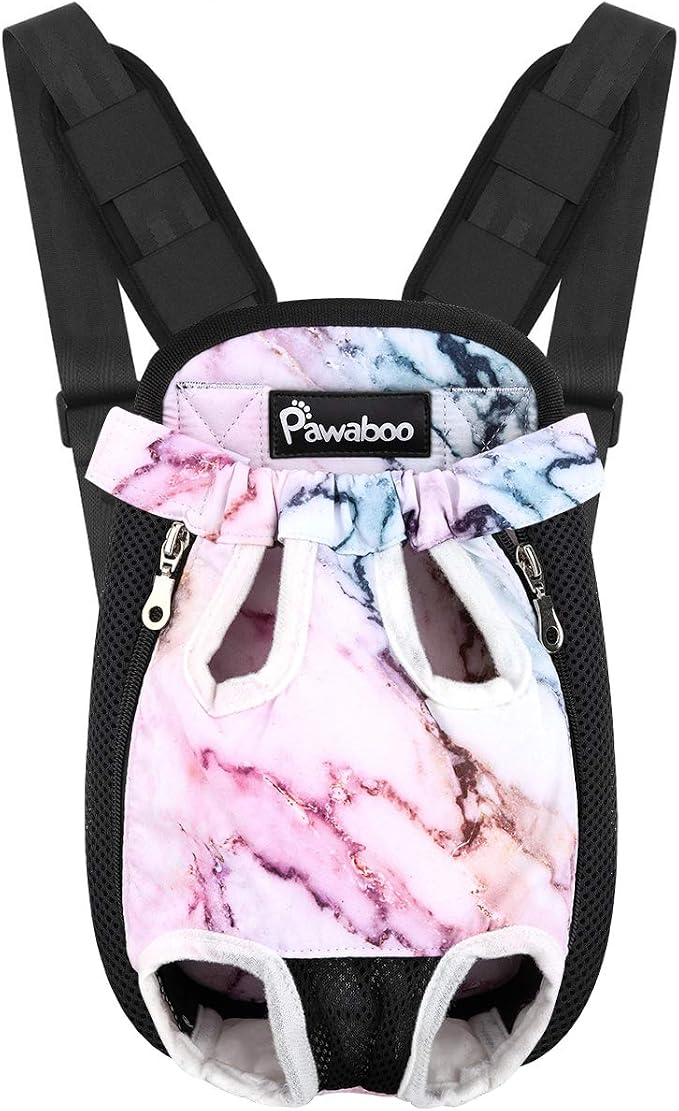 Pawaboo Adjustable Dog Carrier Purses, Pet Front Cat Travel Bag Dog Carrier by Pawaboo