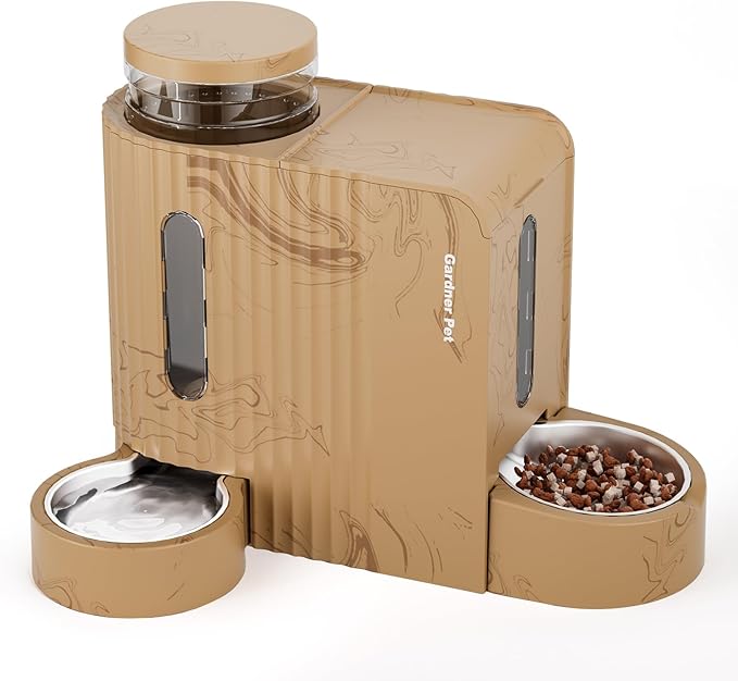 Gardner Pet Gravity Automatic 2-in-1 Pet Feeder, 0.8 Gallons*2 Cat Feeder and by GardnerPet