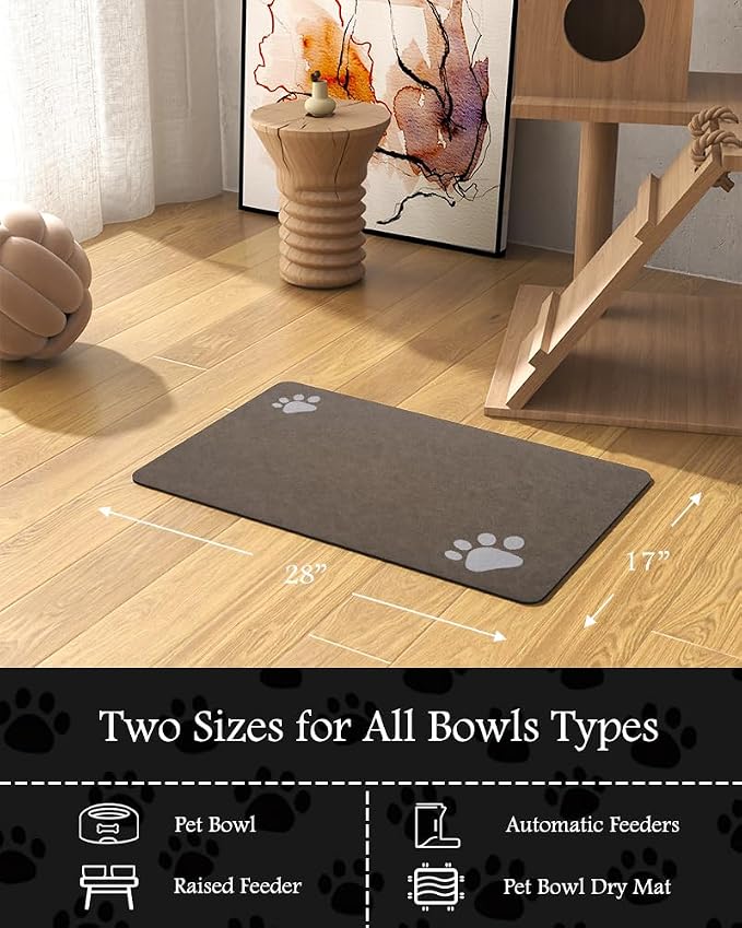 Pet Feeding Mat-Absorbent Dog Mat - Image 7