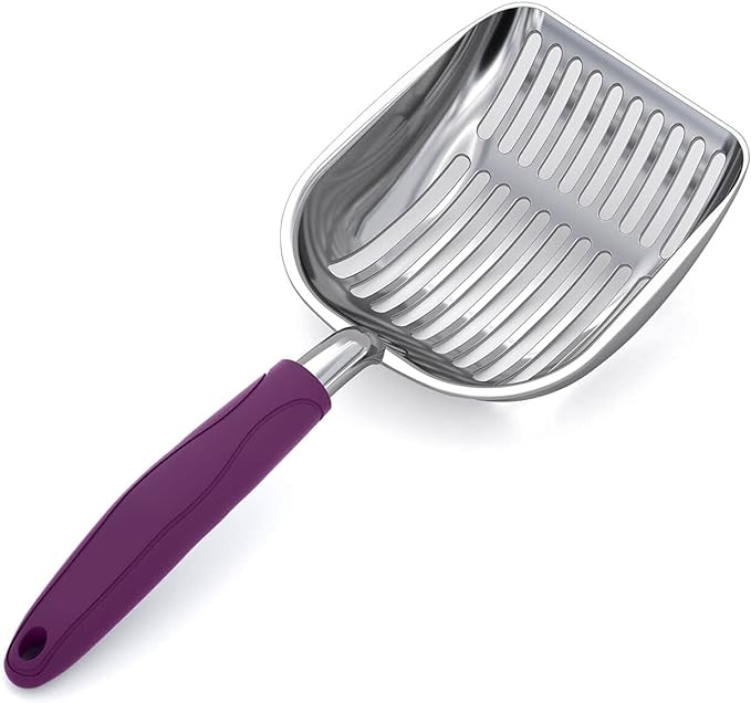 WePet Cat Litter Scoop, Aluminum Alloy Sifter, Kitty Metal Scooper, Deep Shovel by WePet